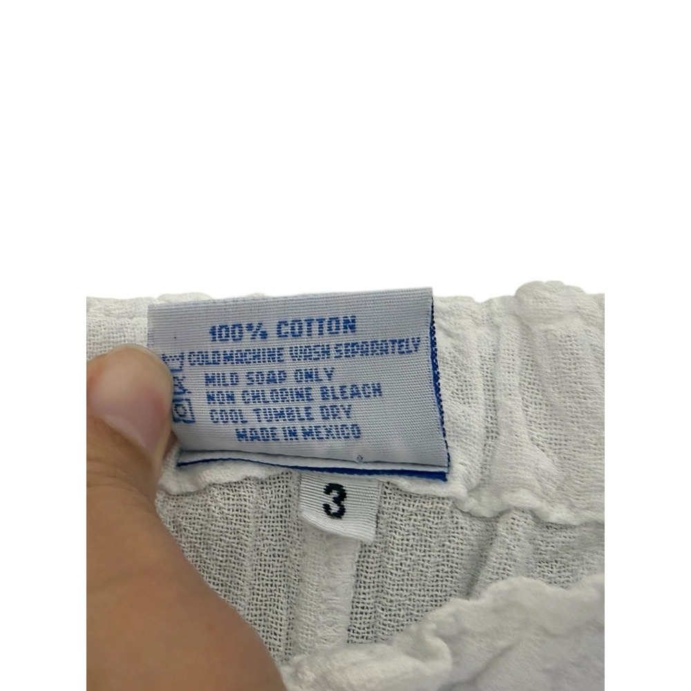 Oh My Gauze Cotton Gauze Pants  Lagenlook Balloon Wide Leg Elastic Waist Sz 3 - Picture 8 of 8